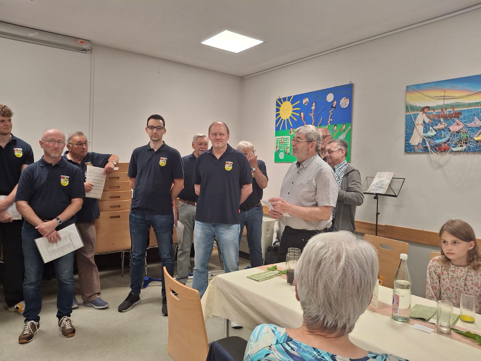 -8- Wolfgang bedankt sich bei seinen Sängern